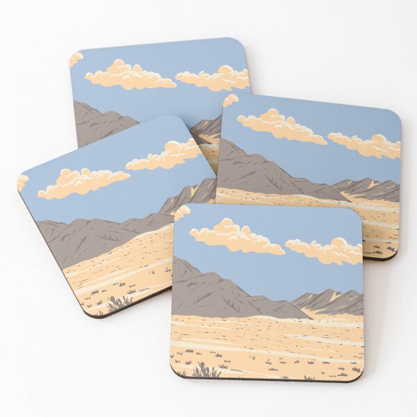 Item preview, Cave Mountain in Mojave Desert California WPA Poster Art designed and sold by patrimonio.