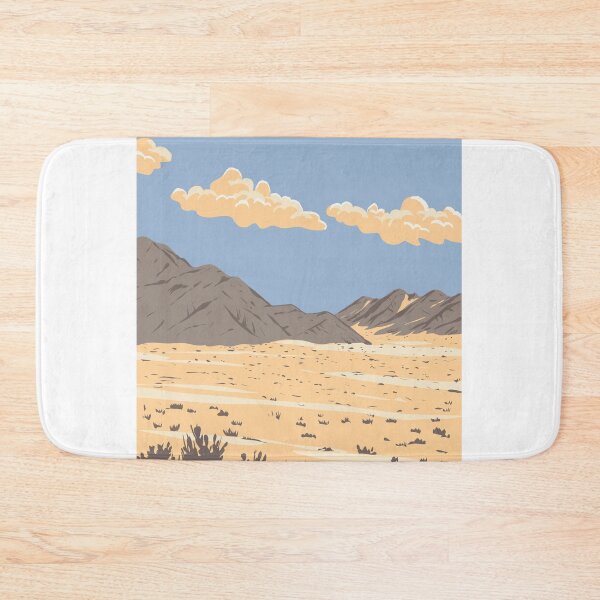 Item preview, Cave Mountain in Mojave Desert California WPA Poster Art designed and sold by patrimonio.