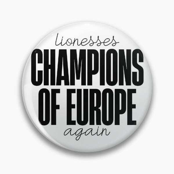 Item preview, Champions of Europe Again - England Lionesses designed and sold by jeminamarina.