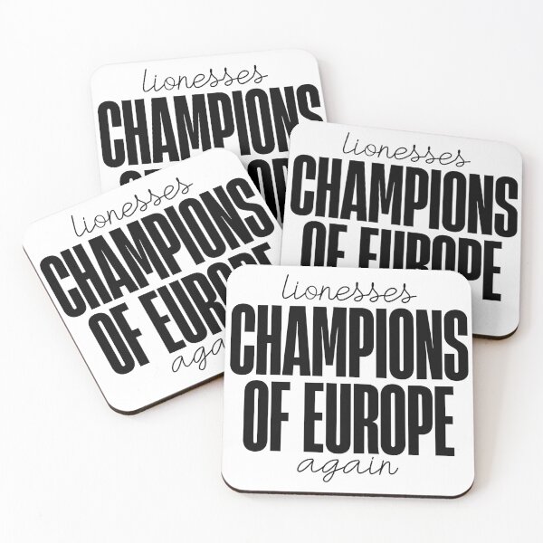 Item preview, Champions of Europe Again - England Lionesses designed and sold by jeminamarina.