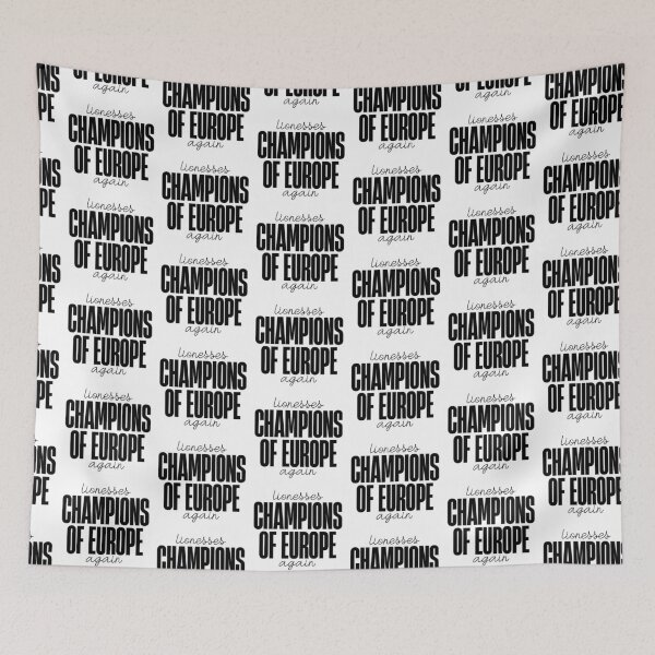 Item preview, Champions of Europe Again - England Lionesses designed and sold by jeminamarina.