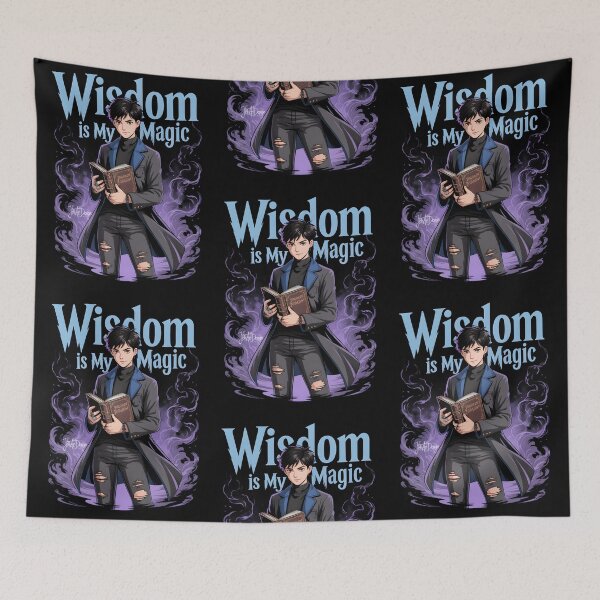Item preview, Wisdom is my Magic fantasy young girl witch designed and sold by jbfart.