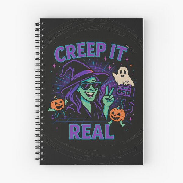 Item preview, Creep It Real – Funny Witch Halloween designed and sold by Prints-by-Olaf.