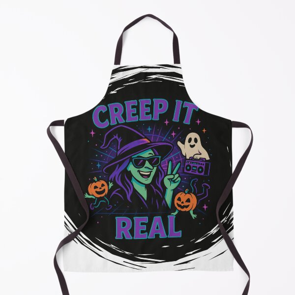 Item preview, Creep It Real – Funny Witch Halloween designed and sold by Prints-by-Olaf.