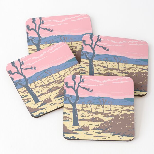 Item preview, Joshua Trees in Mojave Desert California WPA Poster Art designed and sold by patrimonio.