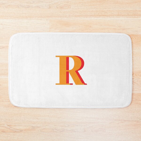 Item preview, Letter R in orange – Cute Alphabet Initial Monogram Design designed and sold by Monika Howarth.