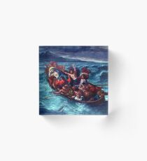 Eugène Delacroix Christ Asleep during the Tempest Acrylic Block