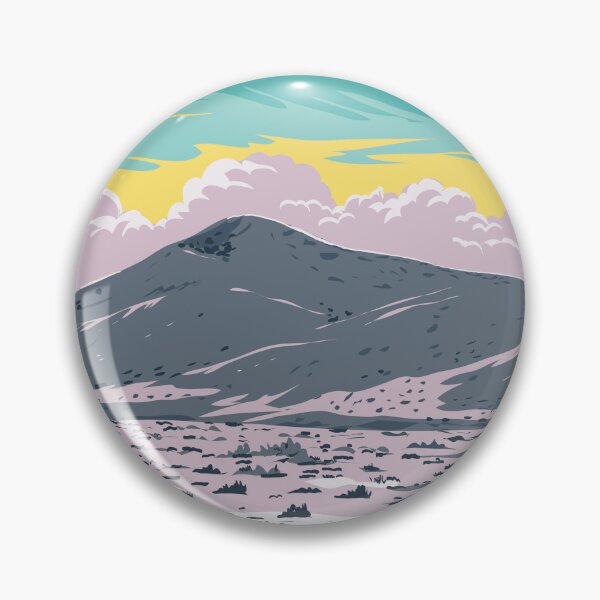 Item preview, San Gabriel Mountains in Mojave Desert California WPA Poster Art designed and sold by patrimonio.