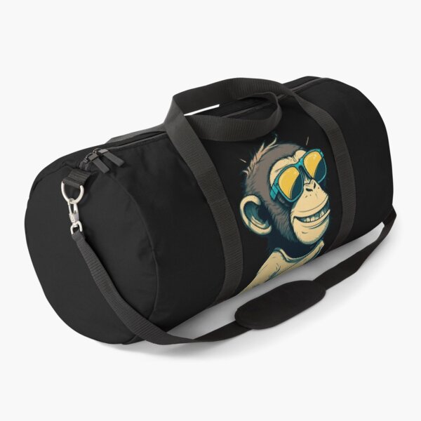 Item preview, monkey with glasses smiling designed and sold by BladiWear.