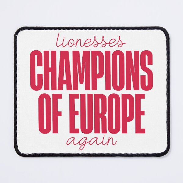 Item preview, Champions of Europe Again - England Lionesses - Red designed and sold by jeminamarina.