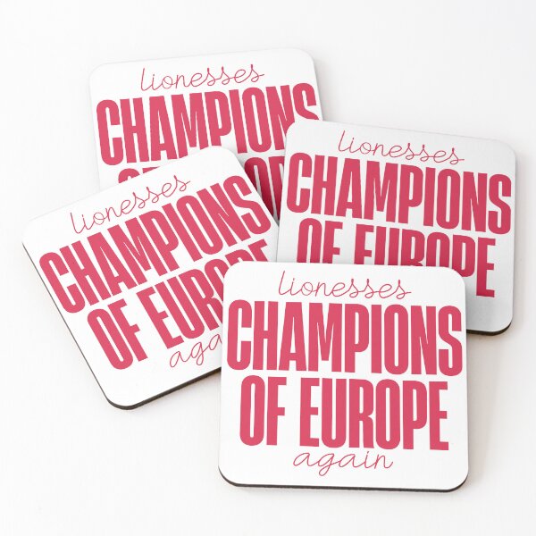Item preview, Champions of Europe Again - England Lionesses - Red designed and sold by jeminamarina.