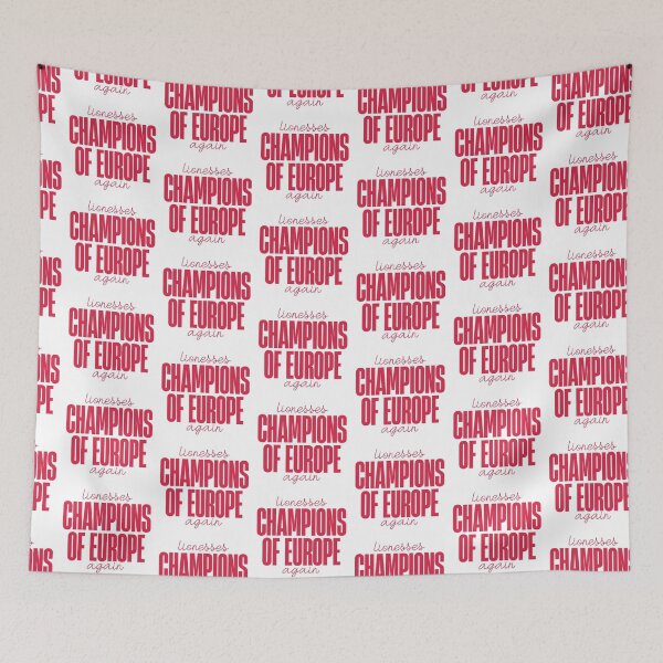 Item preview, Champions of Europe Again - England Lionesses - Red designed and sold by jeminamarina.