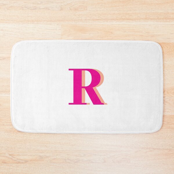 Item preview, Letter R in hot pink – Cute Alphabet Initial Monogram Design designed and sold by Monika Howarth.