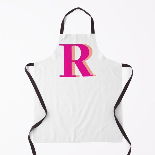 Item preview, Letter R in hot pink – Cute Alphabet Initial Monogram Design designed and sold by Monika Howarth.