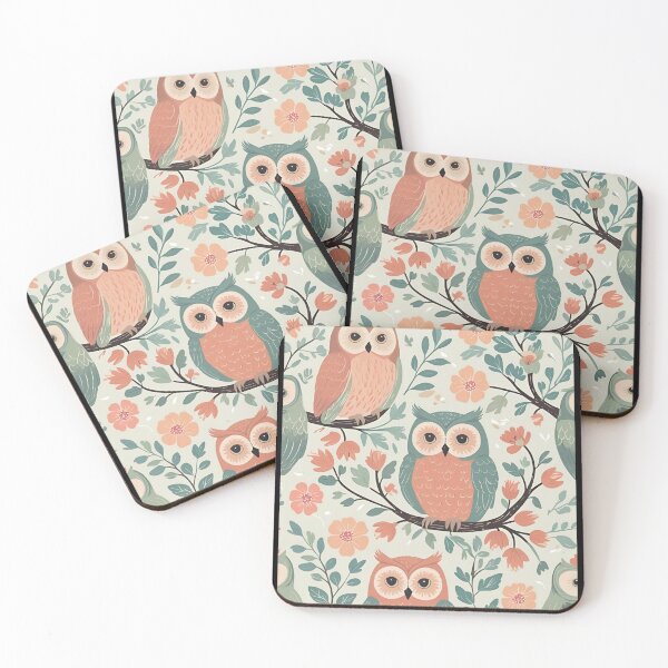 Item preview, Cottage Core Owl Pattern designed and sold by PatronesKawai.