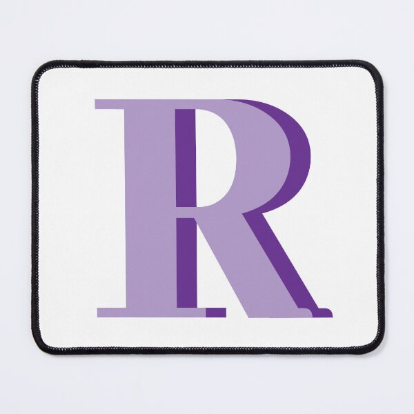 Item preview, Letter R in purple – Cute Alphabet Initial Monogram Design designed and sold by Monika Howarth.