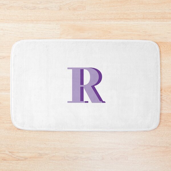 Item preview, Letter R in purple – Cute Alphabet Initial Monogram Design designed and sold by Monika Howarth.