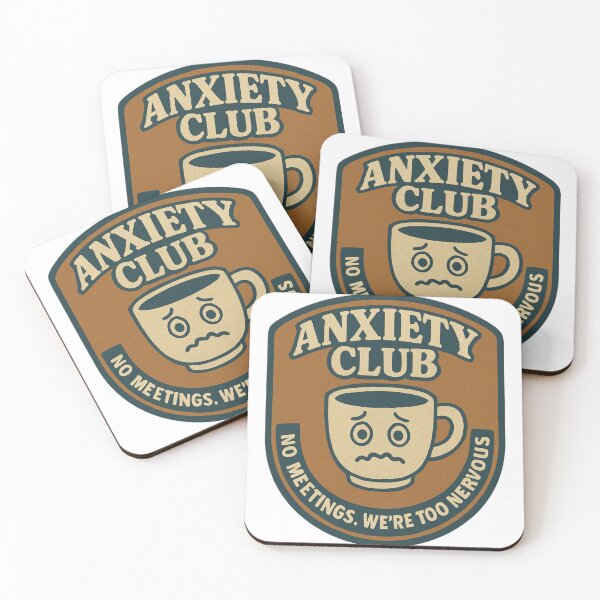 Item preview, Anxiety Mental Health Badge T-shirt, Sticker designed and sold by Travelcases.