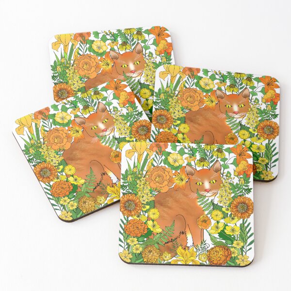 Item preview, Tabby the Botanic Garden Cat designed and sold by IrishVikingDesigns.