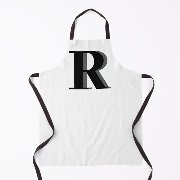 Item preview, Letter R in black – Cute Alphabet Initial Monogram Design designed and sold by Monika Howarth.