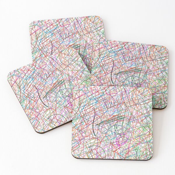 Item preview, Abstract Colorful Wiggly Lines Crisscross Line Pattern  designed and sold by Wiggly Lines.