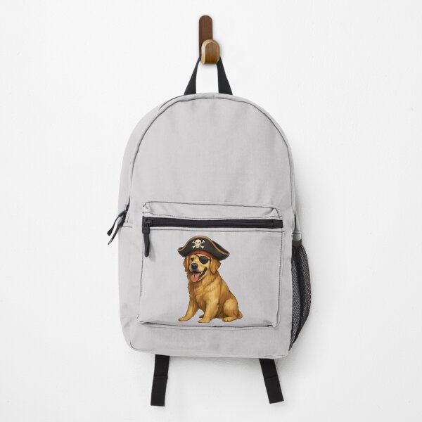 Item preview, Cute pirate golden retriever boy designed and sold by CreativeThoughts .