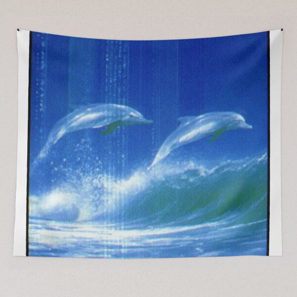 Item preview, Pixelated Dolphins designed and sold by ArcticxShop.