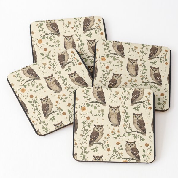 Item preview, Cottage Core Owl Pattern designed and sold by PatronesKawai.