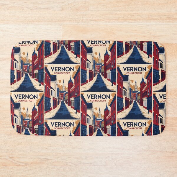 Item preview, Vernon Connecticut 1950s USA Vintage Travel Tourism designed and sold by TravelersGems.