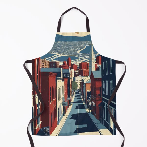 Item preview, Waterbury Connecticut 1950s USA Vintage Travel Tourism designed and sold by TravelersGems.