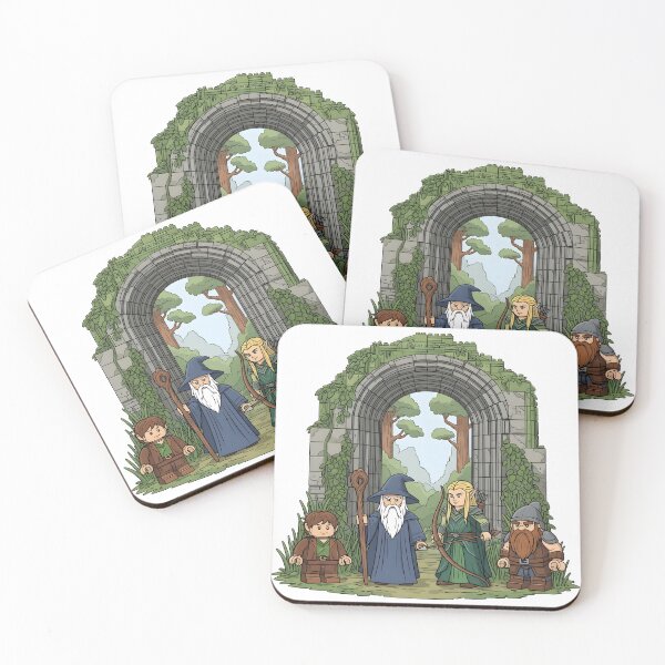 Item preview, LOTR Fantasy Fellowship designed and sold by WhisperFrame.