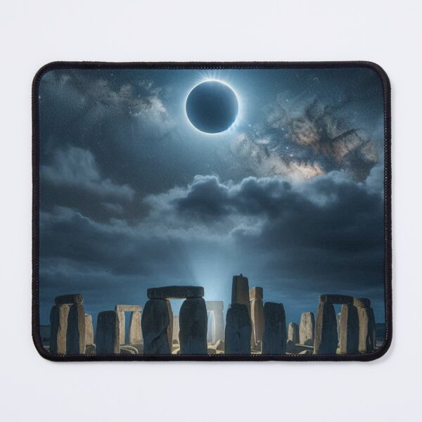 Item preview, Stonehenge and solar eclipse designed and sold by Dogandesighn.