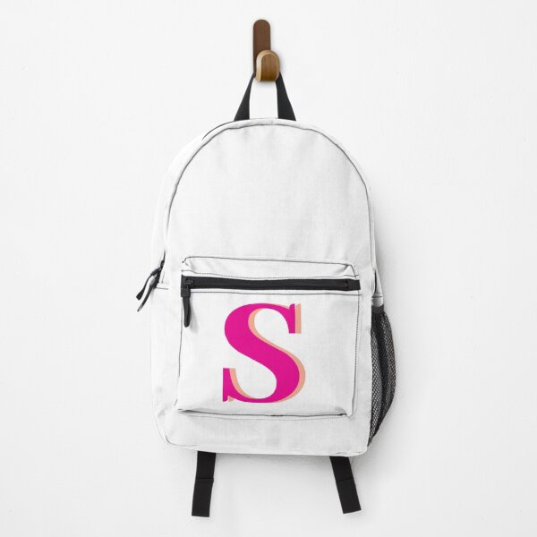 Item preview, Letter S in pink – Cute Alphabet Initial Monogram Design designed and sold by Monika Howarth.