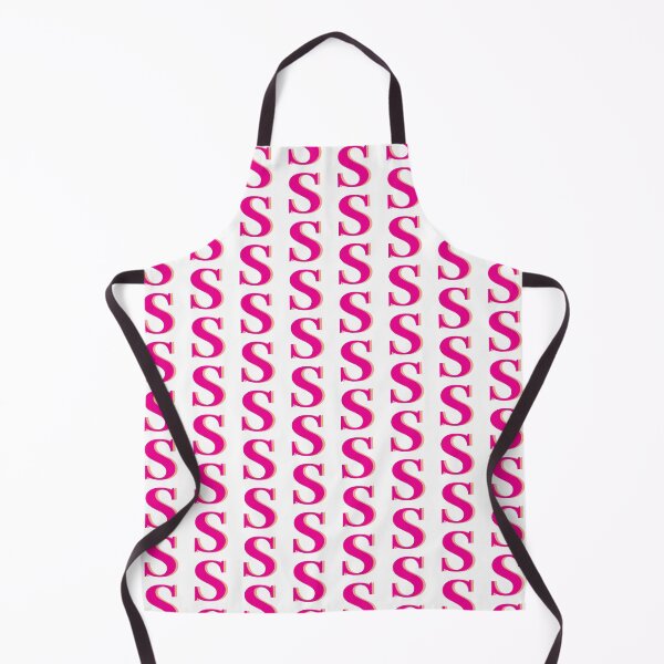 Item preview, Letter S in pink – Cute Alphabet Initial Monogram Design designed and sold by Monika Howarth.