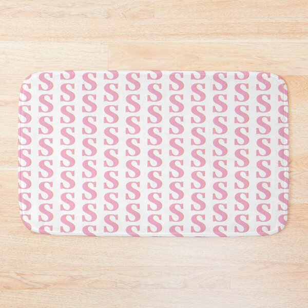 Item preview, Letter S in pastel pink – Cute Alphabet Initial Monogram Design designed and sold by Monika Howarth.