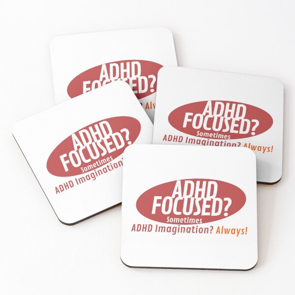 Item preview, ADHD Imagination Always Motivational Quote designed and sold by MomParentADHD.