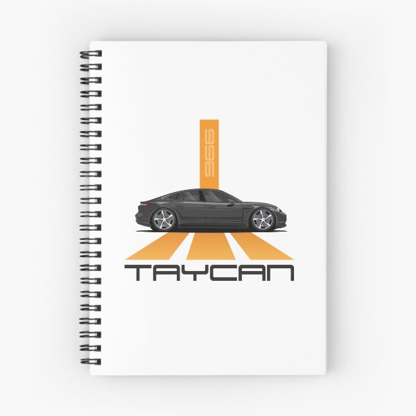 Item preview, Porsche 966 Taycan Illustration black designed and sold by blackdogshop.