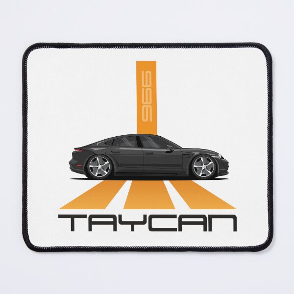 Item preview, Porsche 966 Taycan Illustration black designed and sold by blackdogshop.
