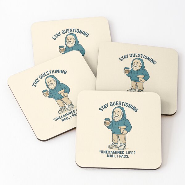 Item preview, Socrates Hoodie – Stay Questioning designed and sold by PHILOSOPHY-SWAG.