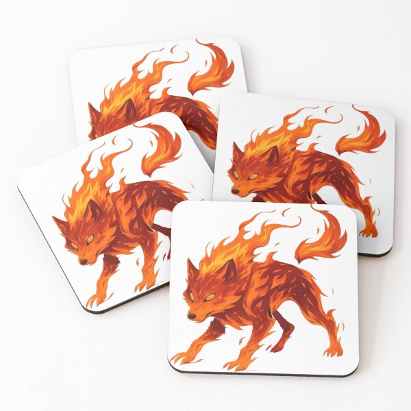 Item preview, Inferno Wolf – Flame Spirit Summon Beast designed and sold by ElementalBeast1.
