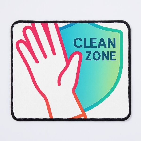 Item preview, Clean Zone – Infection Control Nurse Minimal Tee designed and sold by TONSNAP.
