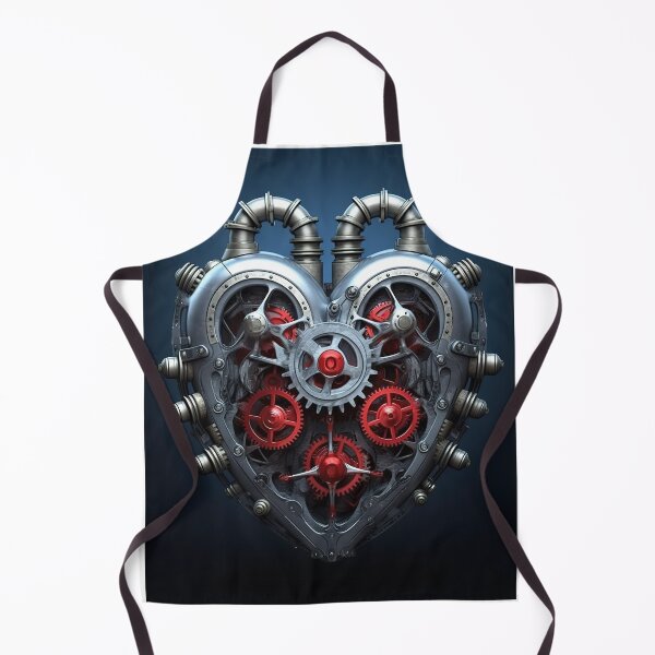 Item preview, Mechanical Heart of Gears – Futuristic Steampunk Design designed and sold by StudioDina.