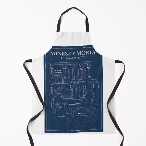 Item preview, Mines of Moria – Dwarven Blueprint Cross-Section designed and sold by WhisperFrame.