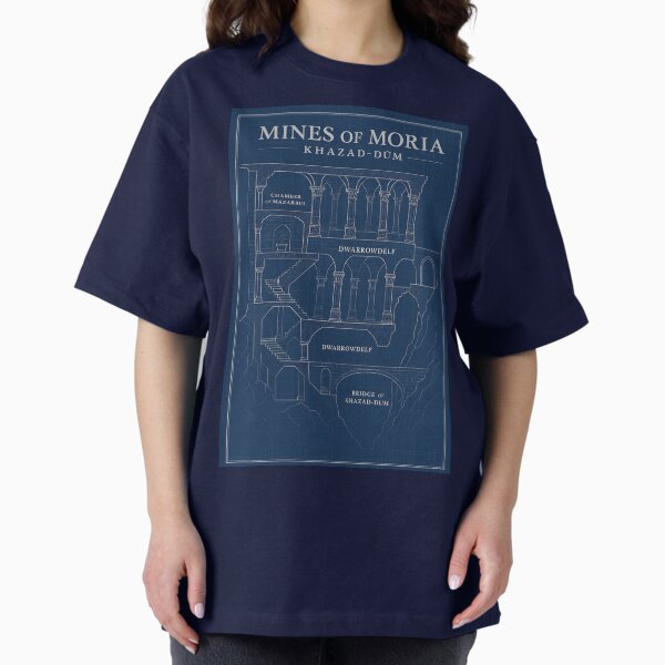Item preview, Mines of Moria – Dwarven Blueprint Cross-Section designed and sold by WhisperFrame.