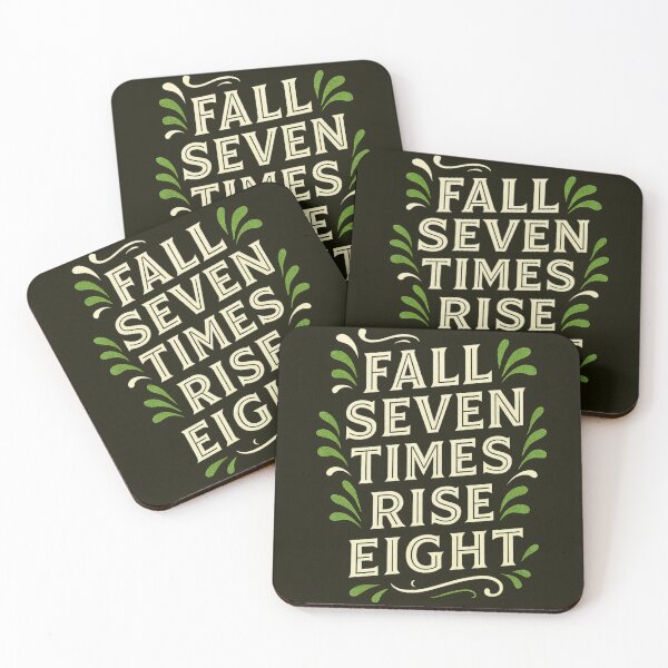 Item preview, Fall Seven Times Rise Eight  designed and sold by AG Clothing Shop.