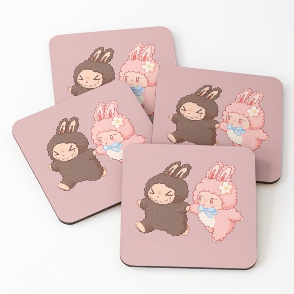 Item preview, Labubu and Mokoko fanart designed and sold by bubblesobble.