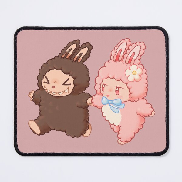 Item preview, Labubu and Mokoko fanart designed and sold by bubblesobble.