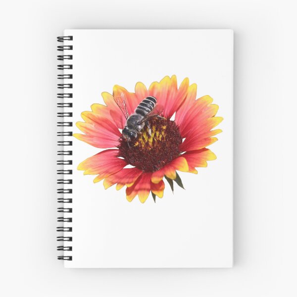 Item preview, Leafcutter bee on a blanket flower designed and sold by WolfRaven Creations.