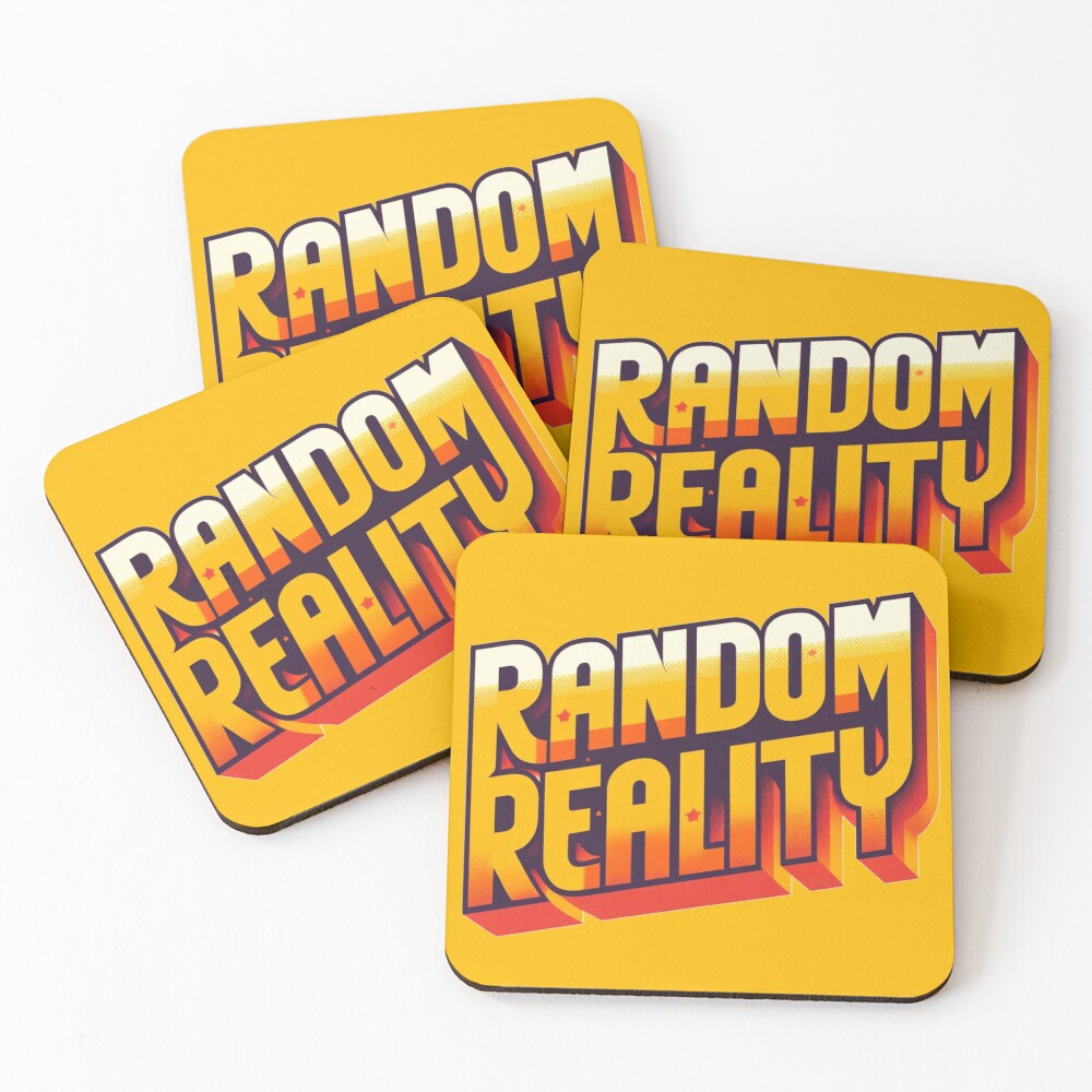 Item preview, Coasters (Set of 4) designed and sold by Random-Reality.