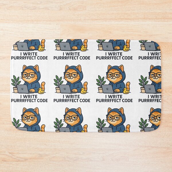 Item preview, Cat Developer - I Write Purrrffect Code designed and sold by taste-with-it.